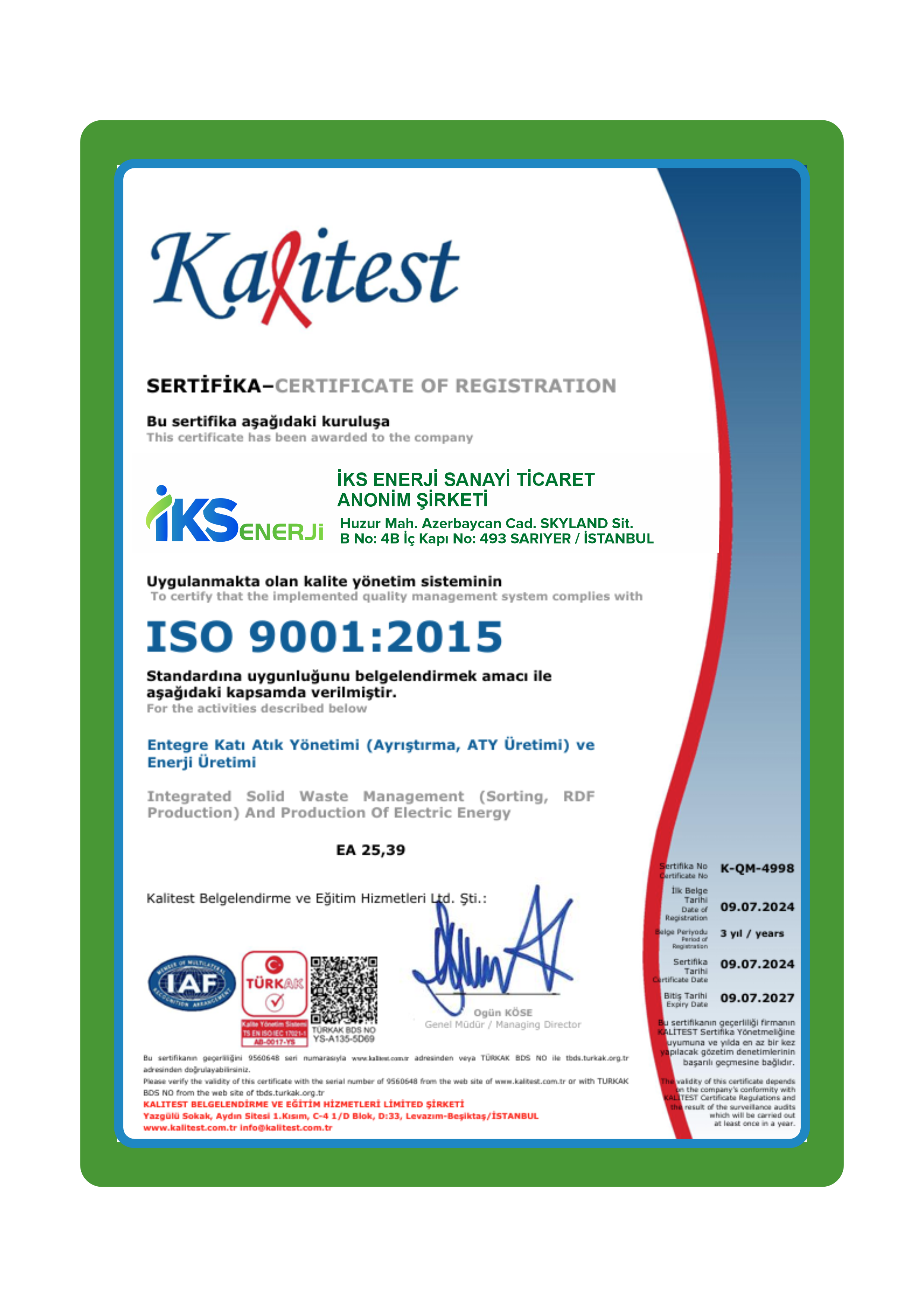 ISO 9001:2015