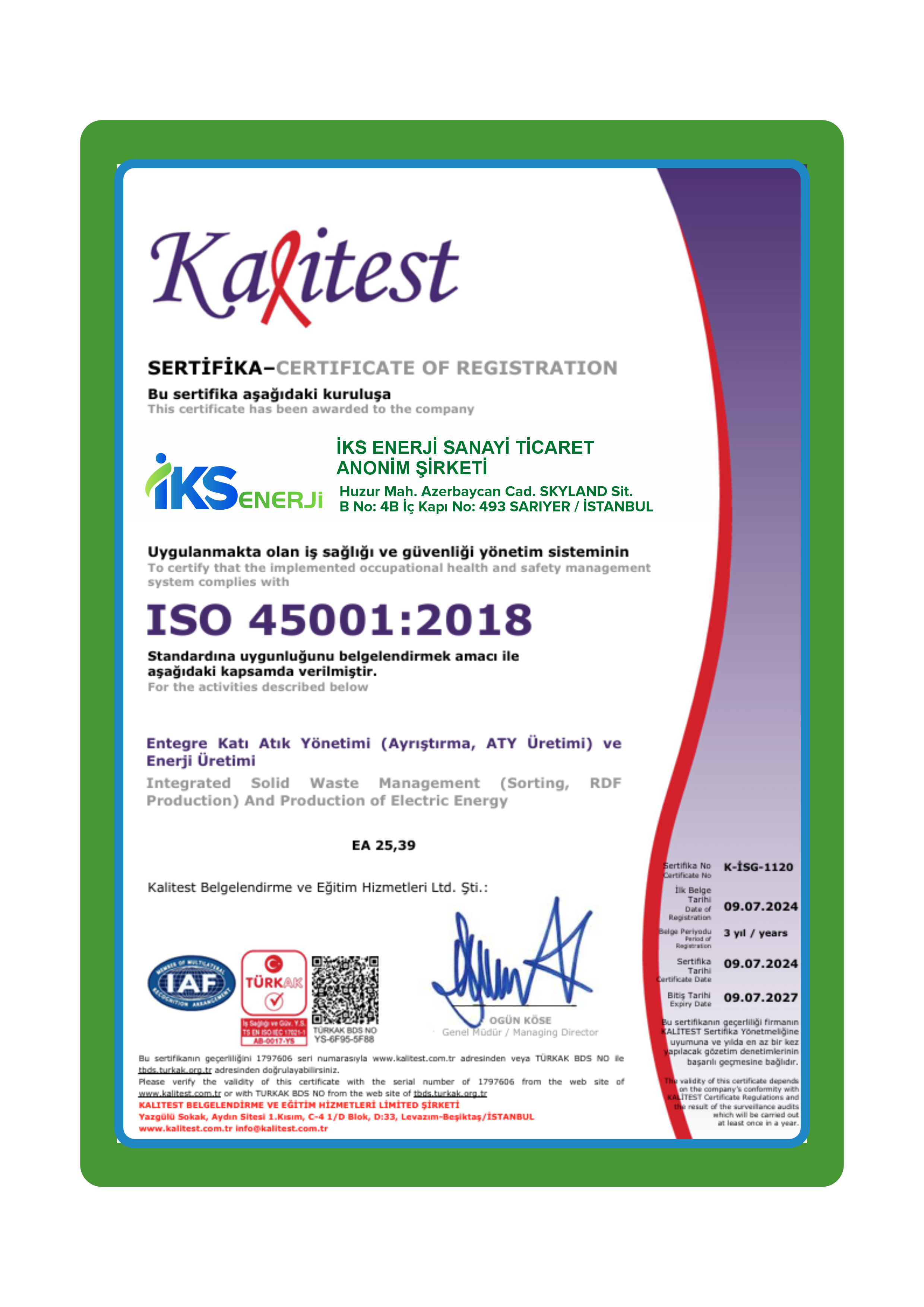 ISO 45001:2018
